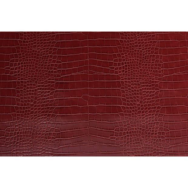 Inductiebeschermer - Rood Leer - 57.6x51.6 cm