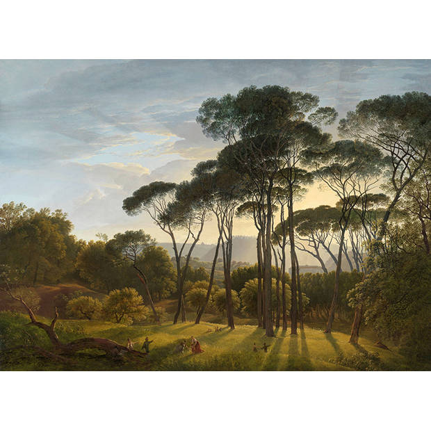 Inductiebeschermer - Italiaans Landschap - 91.6x52.7 cm