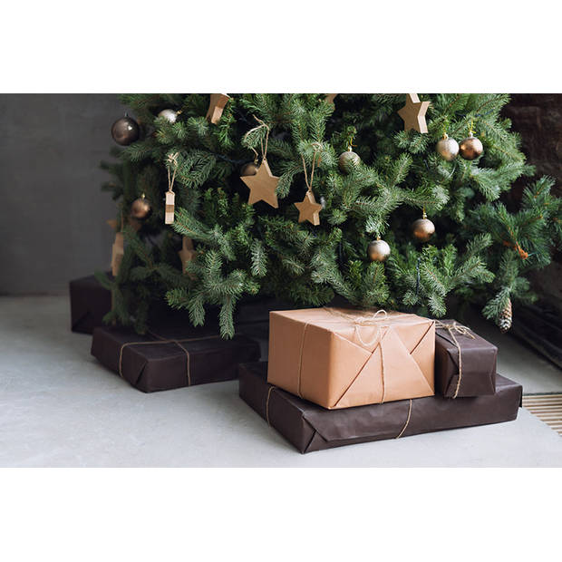 Inductiebeschermer - Kerstboom met Cadeaus - 83x51.5 cm