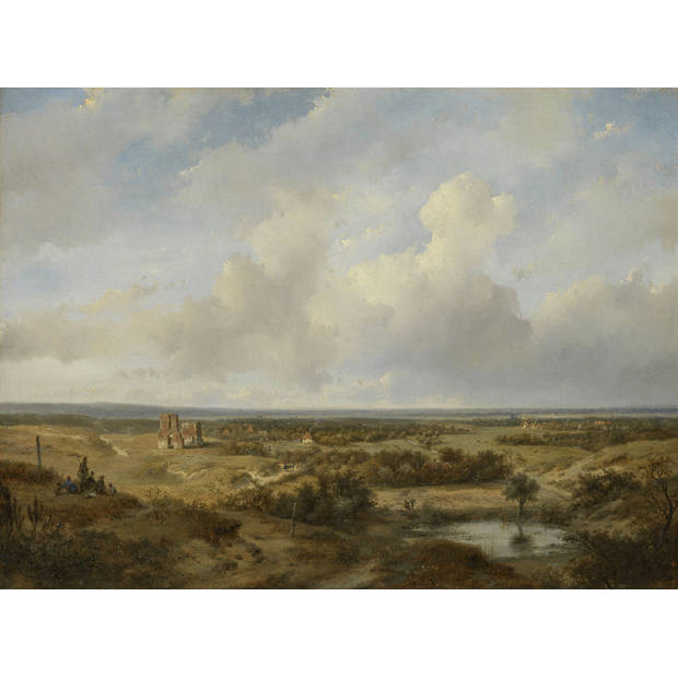 Inductiebeschermer - Gezicht Op Haarlem - 70x52 cm