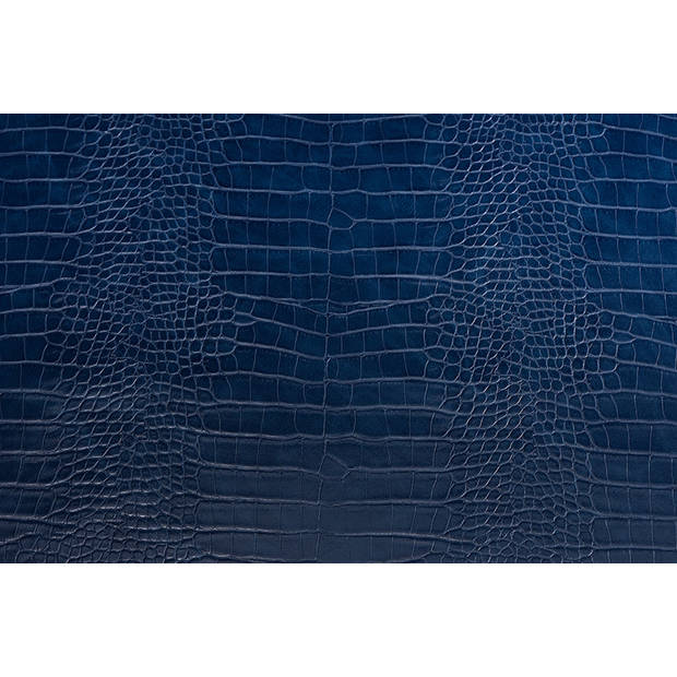 Inductiebeschermer - Blue Snake Leather - 80x55 cm