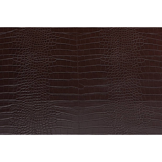 Inductiebeschermer - Bruin Slangenleer - 80x55 cm