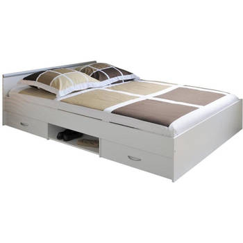 ZODIAC Mat wit eigentijds volwassen bed - B 140 x B 200 cm