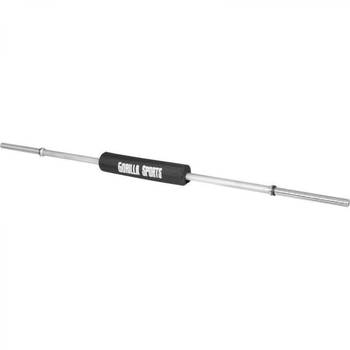 Gorilla Sports Halterstang - 170 cm - Met Bar Pad - 30/31 mm - Schroefsluiting
