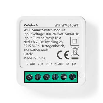 Nedis SmartLife Schakelaar - WIFIWMS10WT - Wit