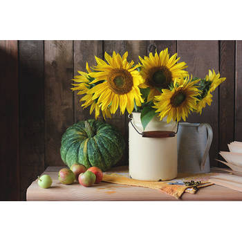 Inductiebeschermer - Sunflowers - 60x50 cm
