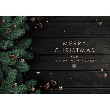Inductiebeschermer - Merry Christmas - 83x52 cm