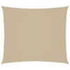 vidaXL Zonnescherm rechthoekig 2x2,5 m oxford stof beige