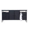 Giga Meubel - Dressoir Zwart - Metaal - 175x40x85cm - Dressoir Dansk