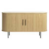 Giga Living - Dressoir Eikenhout Naturel - 45x140x76cm - Schuifdeuren - Nola