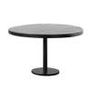 Giga Meubel - Eettafel Rond Zwart - 110x110x78 - Eettafel Dinand