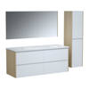 Skara Set of Bathroom 120, Vanity+Basin+Mirror & Column & Column