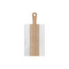 Snijplank DKD Home Decor Wit Natuurlijk Bamboe Marmer Plastic Rechthoekig 38 x 18 x 1 cm