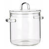 Casserolepan met deksel Borosilicaatglas Transparant (15,3 x 19,5 x 21 cm)