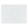 Eetbord Inde Gourmet Porselein Wit 29,5 x 22 x 3 cm