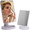 Make-up Spiegel met LED verlichting - Ringen Bakje - 16 Lichtpunten