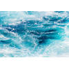 Inductiebeschermer - Blauw water - 77x51 cm