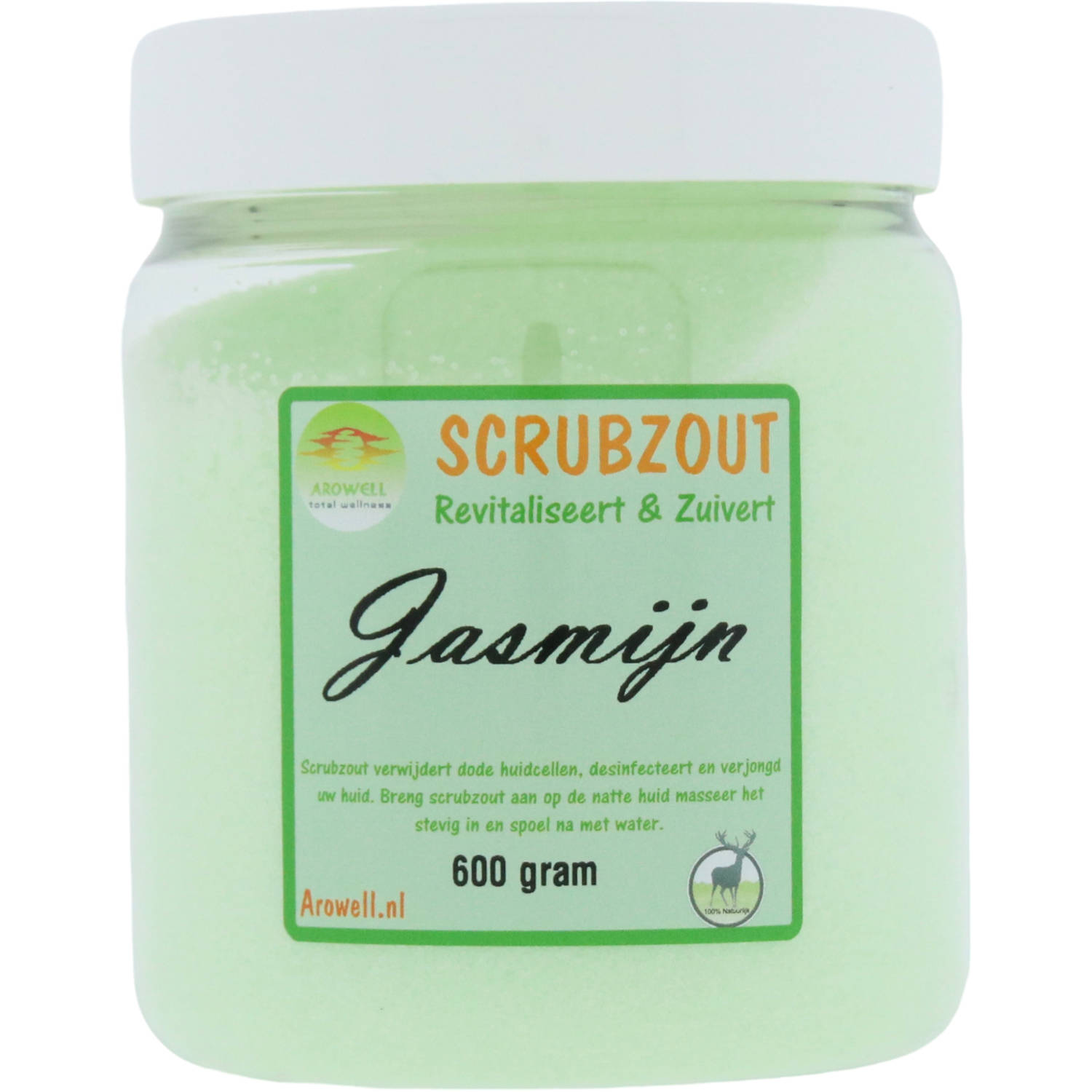 Arowell - Jasmijn Body Scrub Scrubzout 600 gram