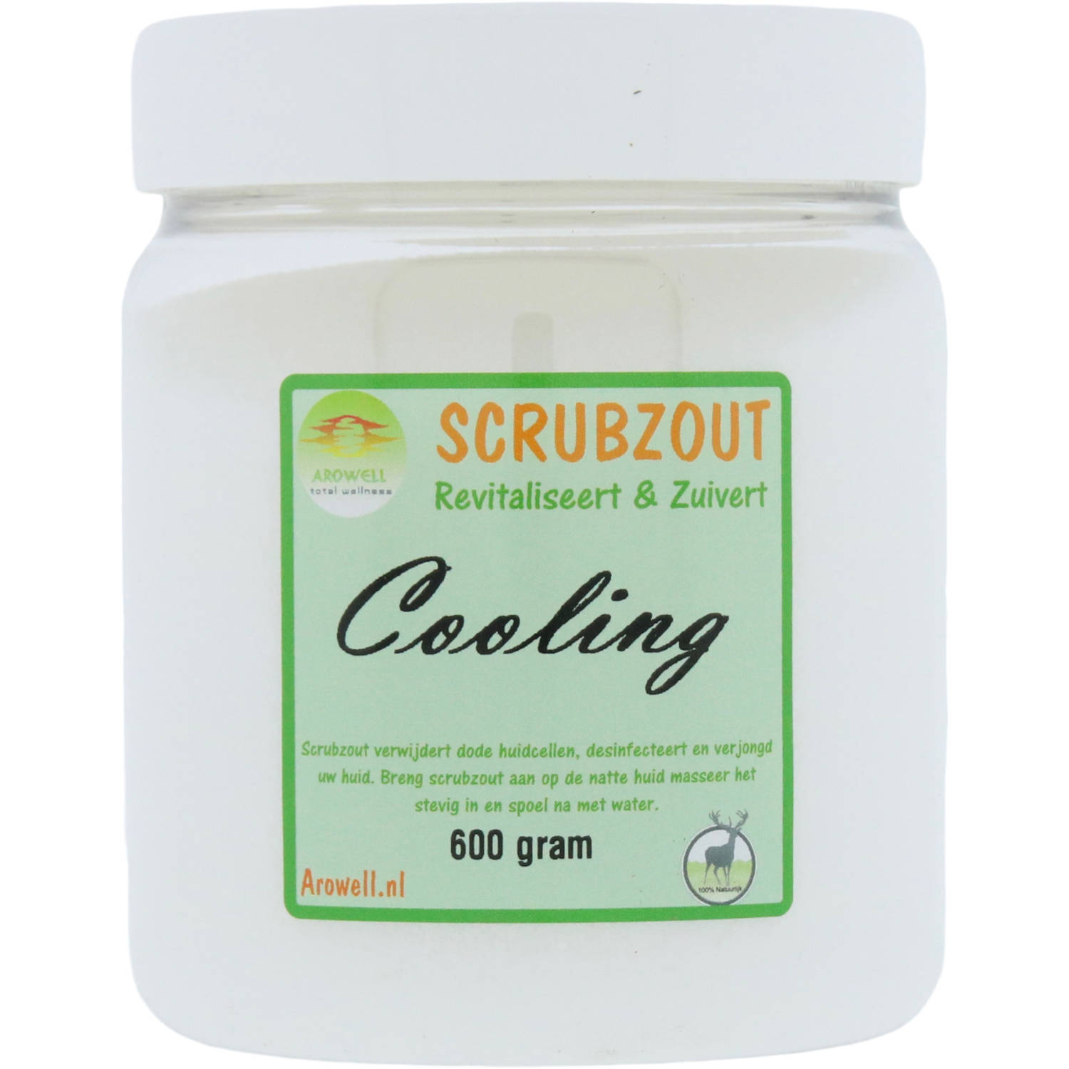 Arowell - Cooling Body Scrub Scrubzout 600 gram