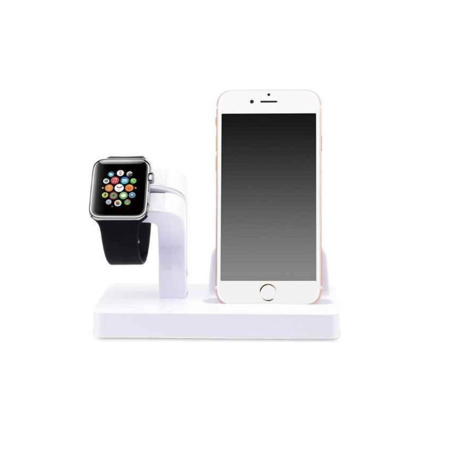 iBello iPhone en Watch dockingsstation wit
