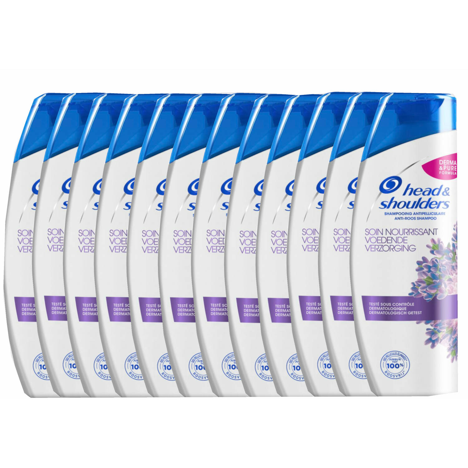 Head & Shoulders Voedende Verzorging Anti-Roos Shampoo - Voordeelverpakking - 12 x 280 ml