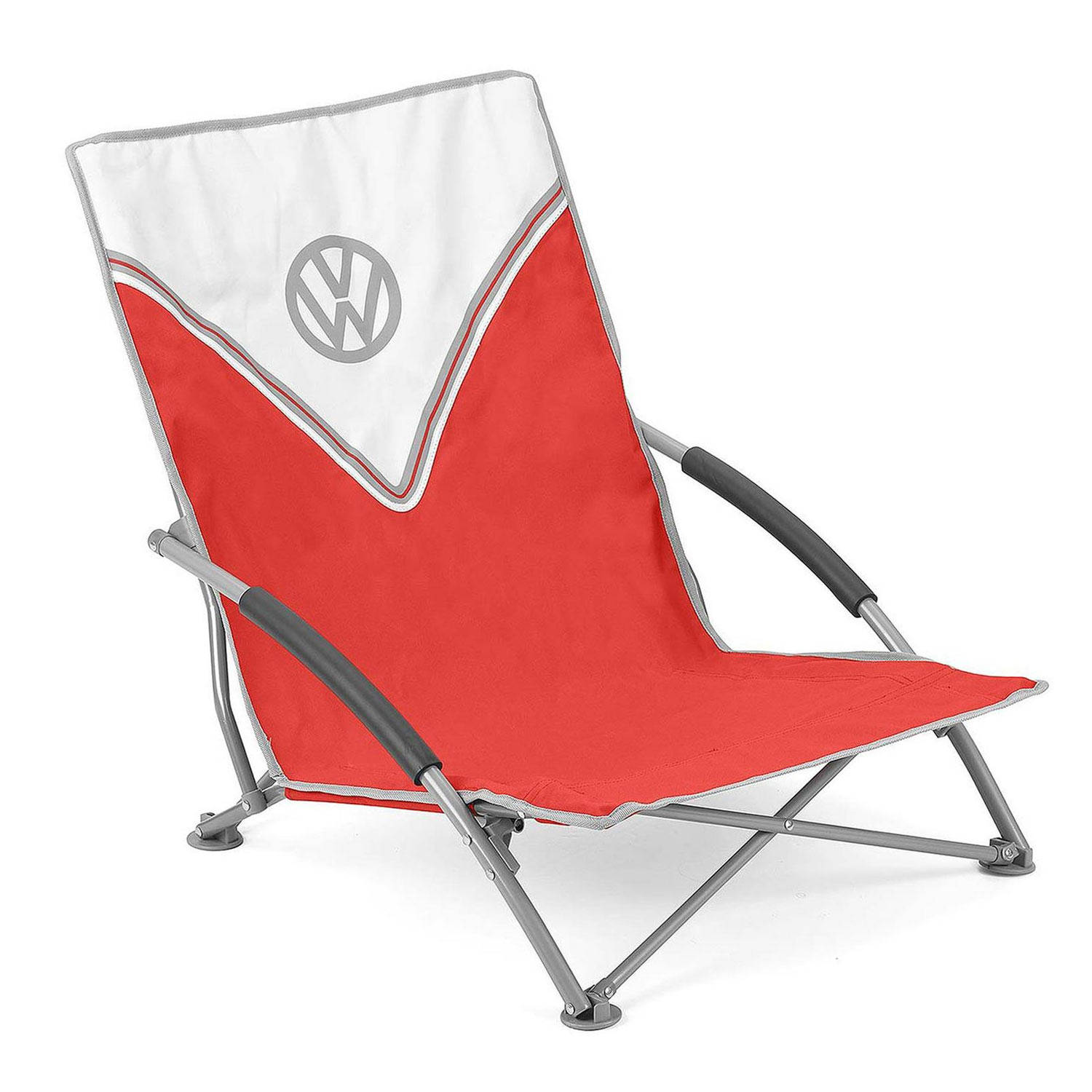 Volkswagen lage campingstoel rood
