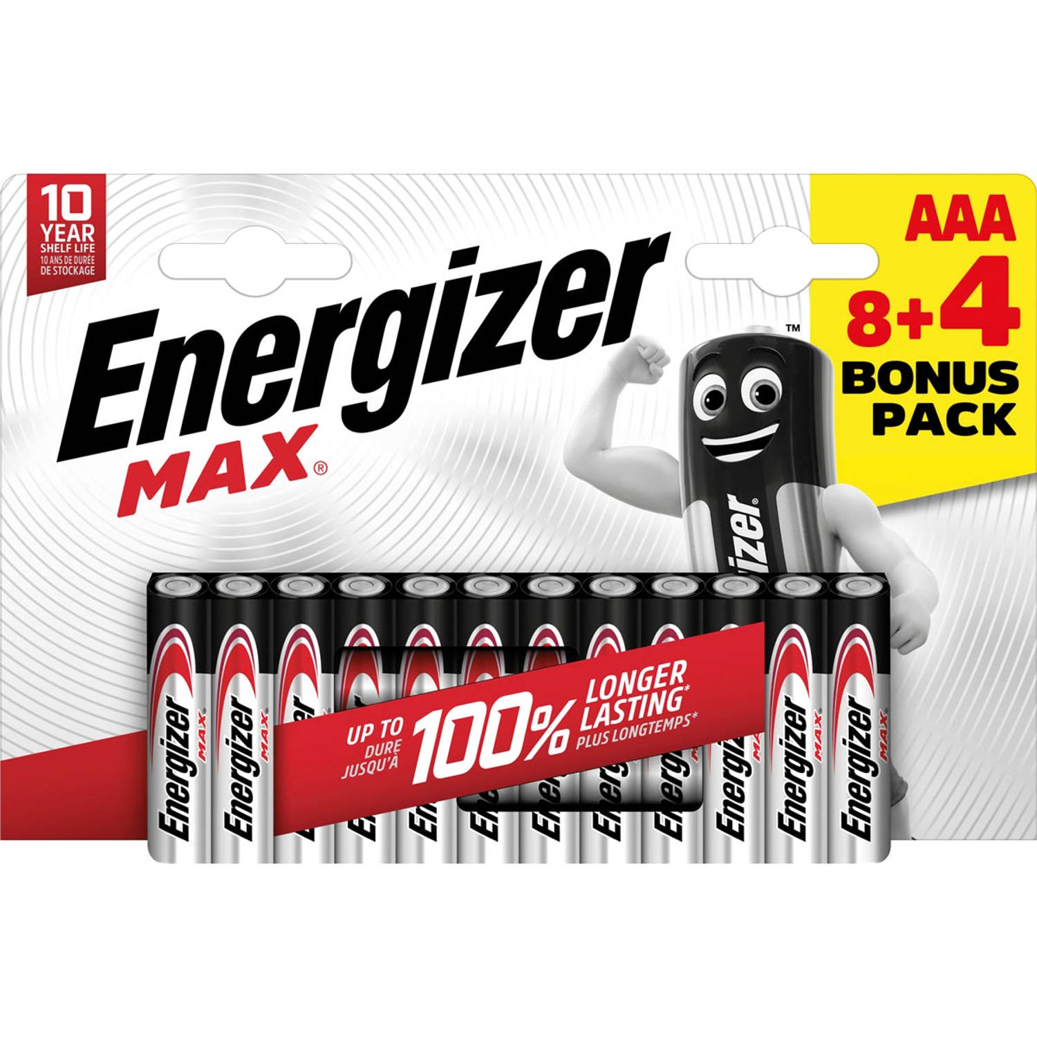 AAA batterij (potlood) Energizer Max Alkaline 1.5 V 12 stuk(s)