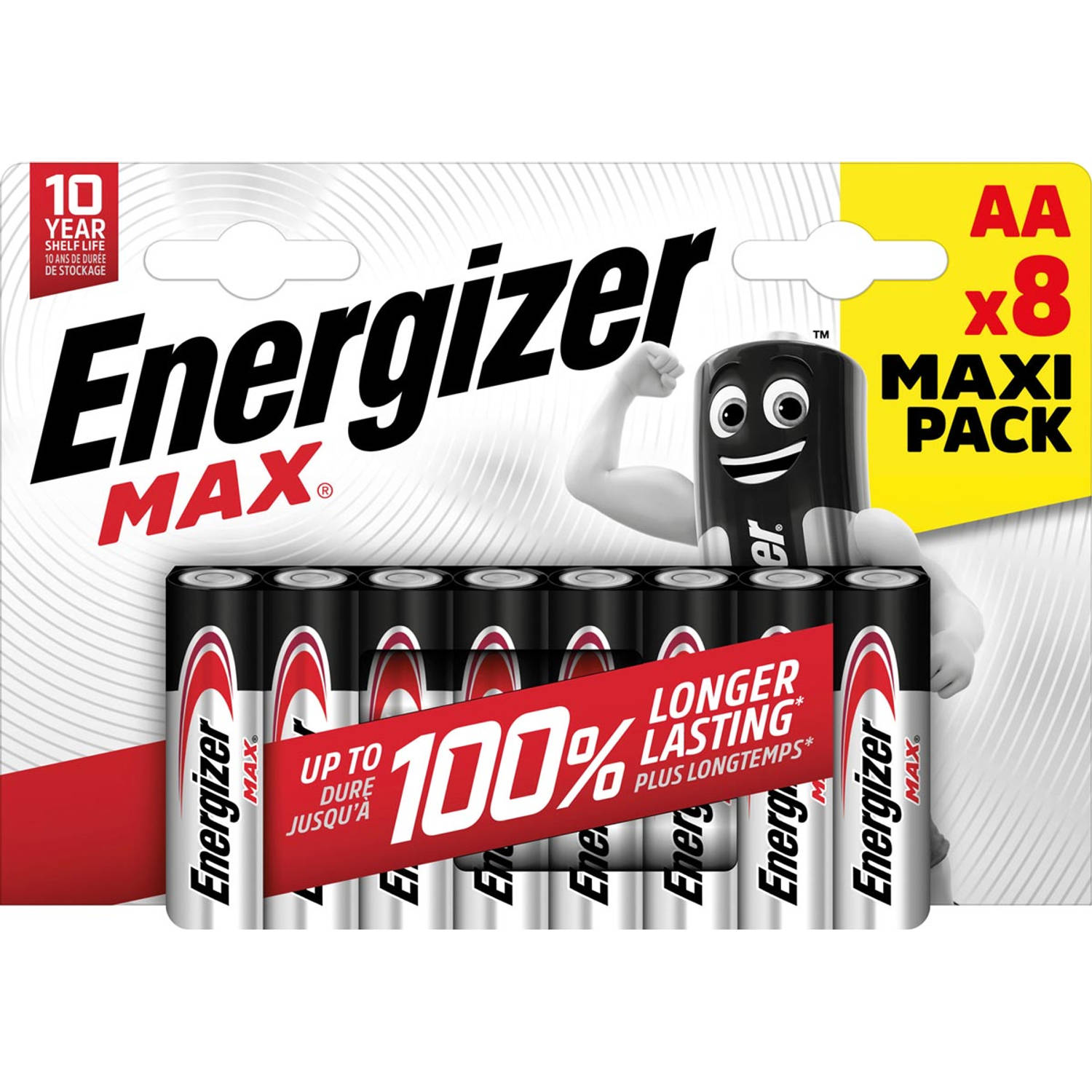 Energizer Max AA batterij (penlite) Alkaline 1.5 V 8 stuk(s)
