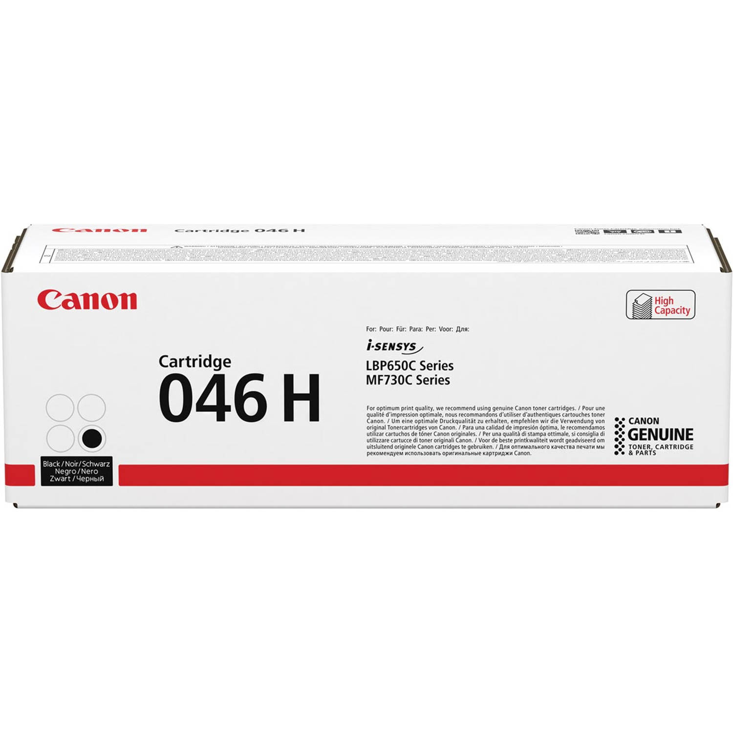 Canon 046 H Laser cartridge 6300pagina's Zwart