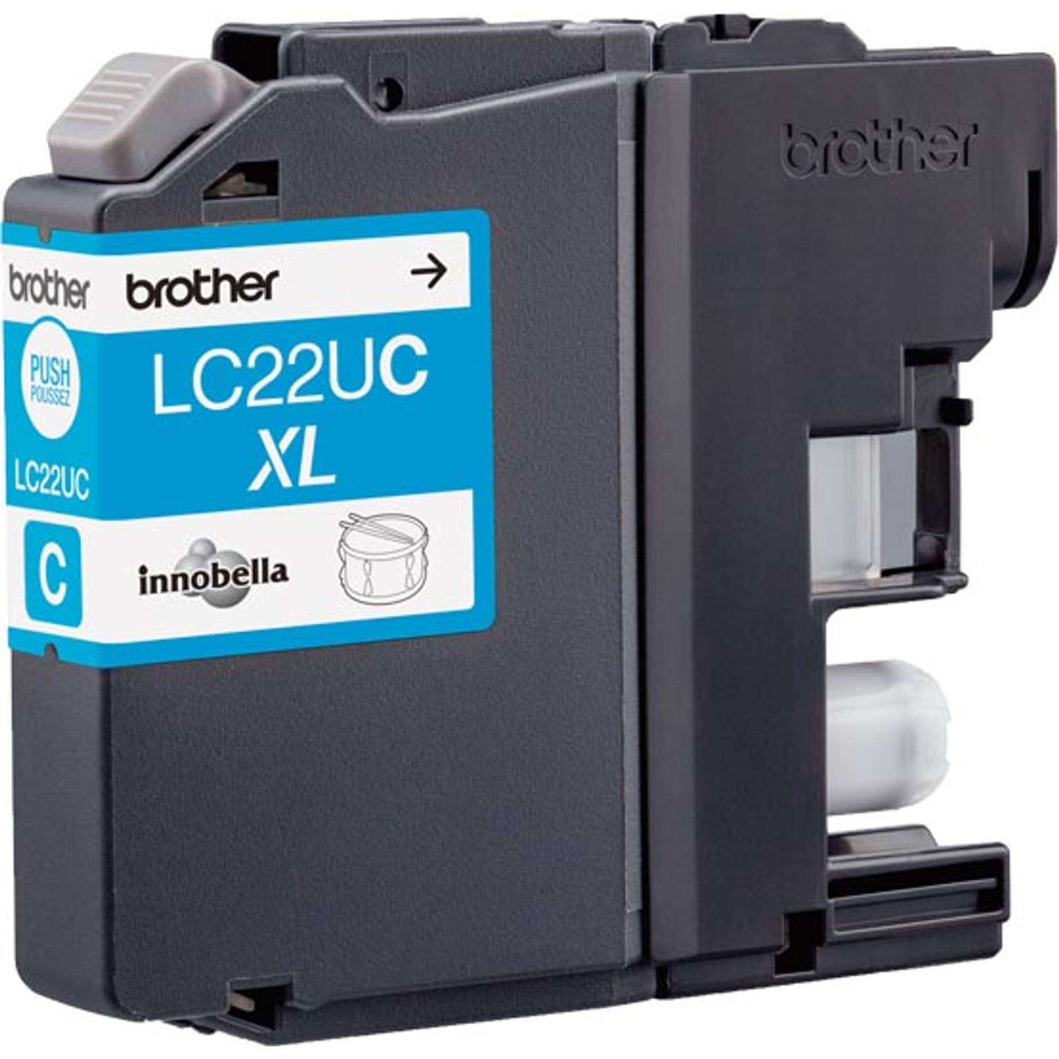 Brother inktcartridge, 1.200 pagina's, OEM LC-22UC, cyaan 5 stuks