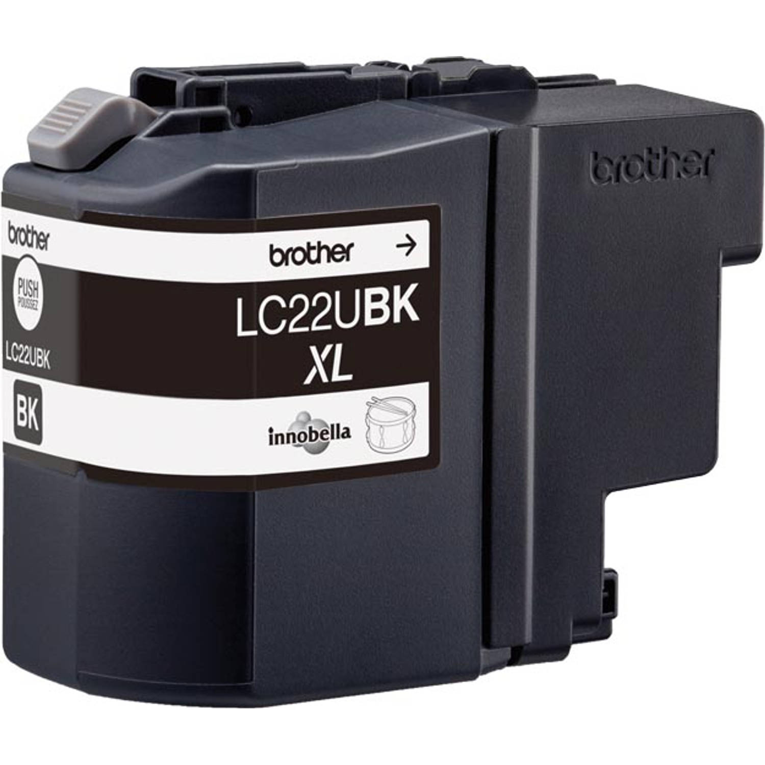 Brother inktcartridge, 2.400 pagina's, OEM LC-22UBK, zwart 5 stuks