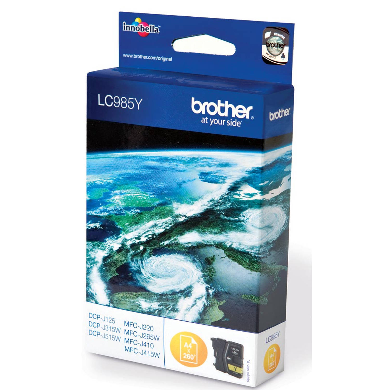 Brother inktcartridge, 260 pagina's, OEM LC-985Y, geel 5 stuks