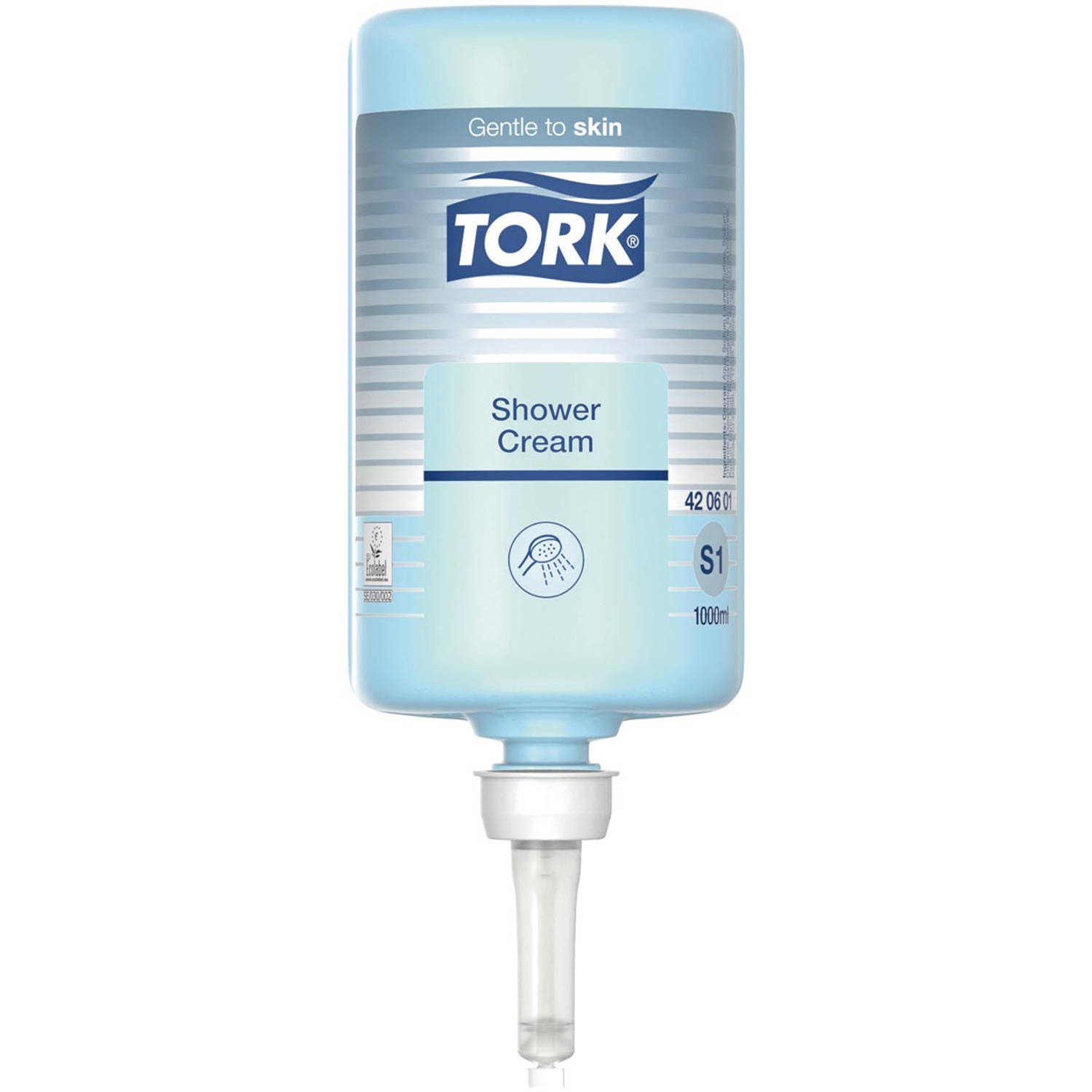Tork Premium vloeibare zeep Hair & Body, flacon a 1000 ml, doos a 6 flacons