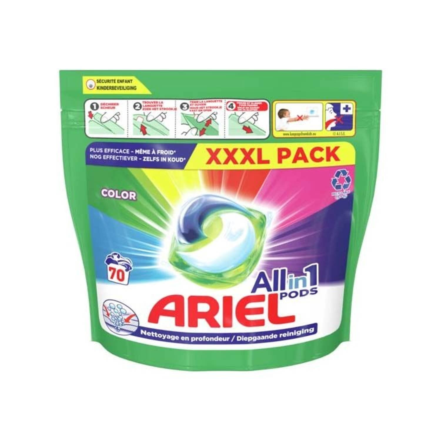 Ariel Prof Allin1 Pods Color 70 Wasbeurten