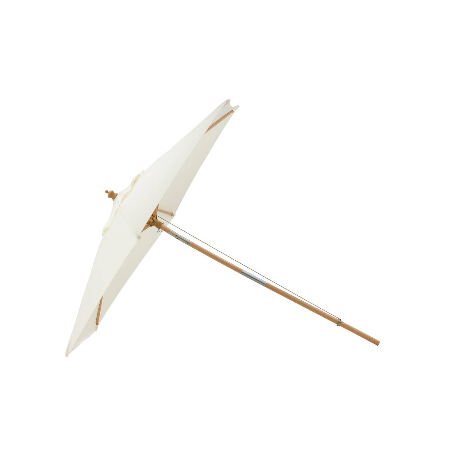 Corypho parasol met kantelfunctie wit.