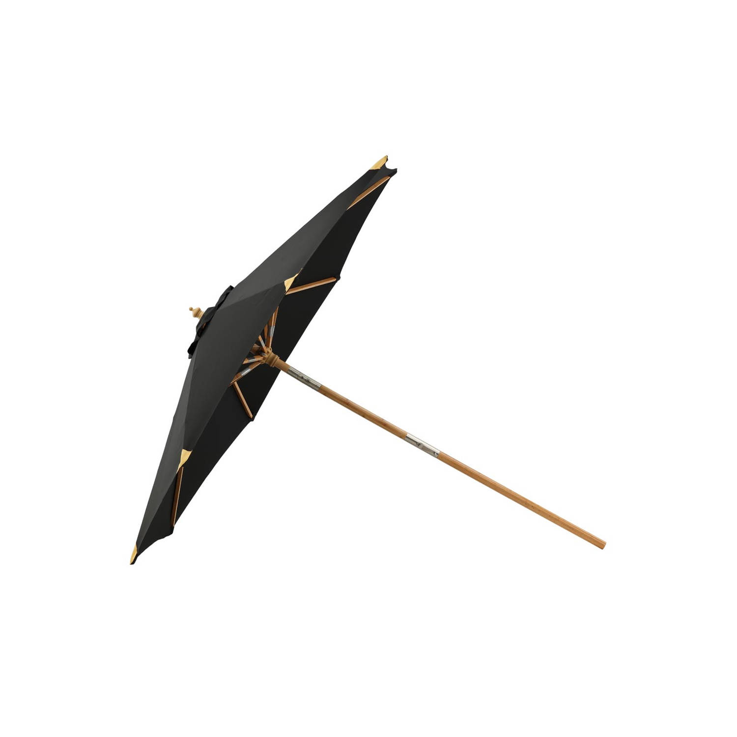 Cerox parasol met kantelfunctie zwart.