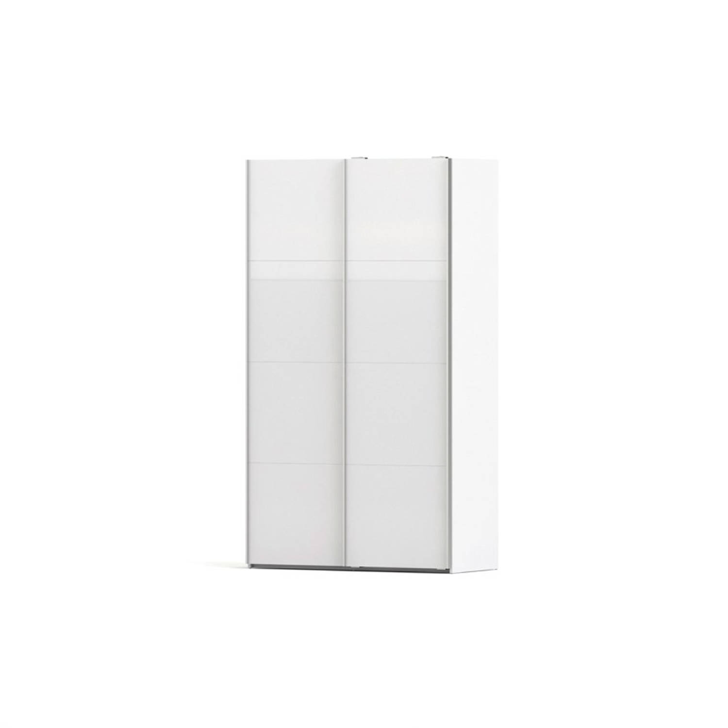 Hioshop Veto kledingkast A 2 deurs H220 cm x B122 cm wit, wit