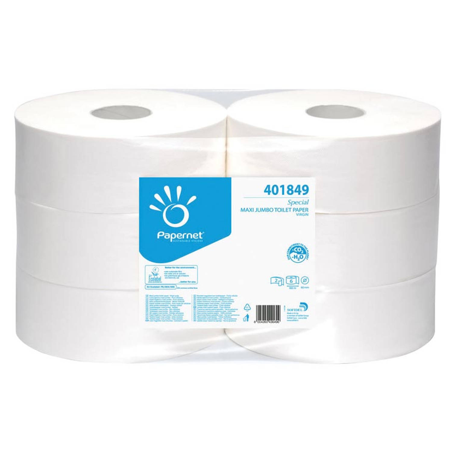 Papernet Papernet Toiletpapier Maxi Jumbo Pure 2-laags (P401849)