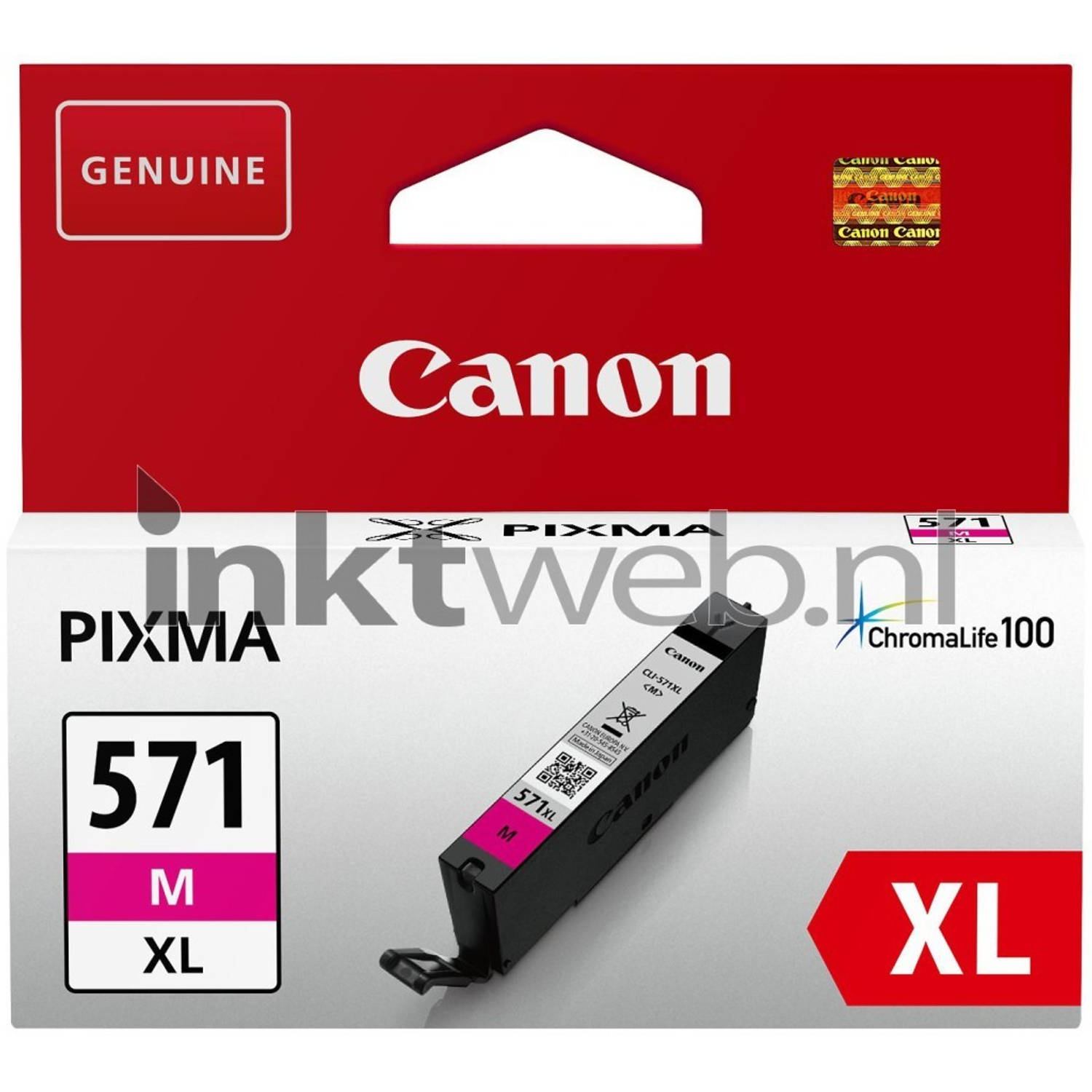 Canon Ink Cart-CLI-571XL Magenta Blister w-Sec (0333C004)