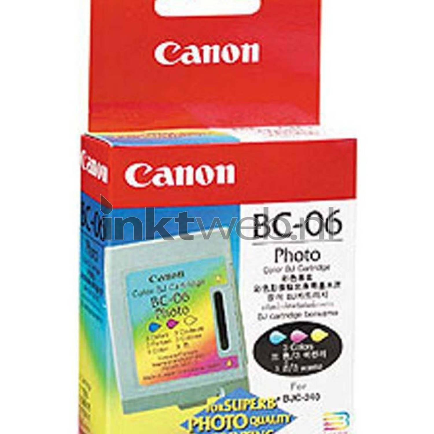 Canon BC-06 Photo Color BubbleJet Printhead InkJet Cartridge (0886A002)