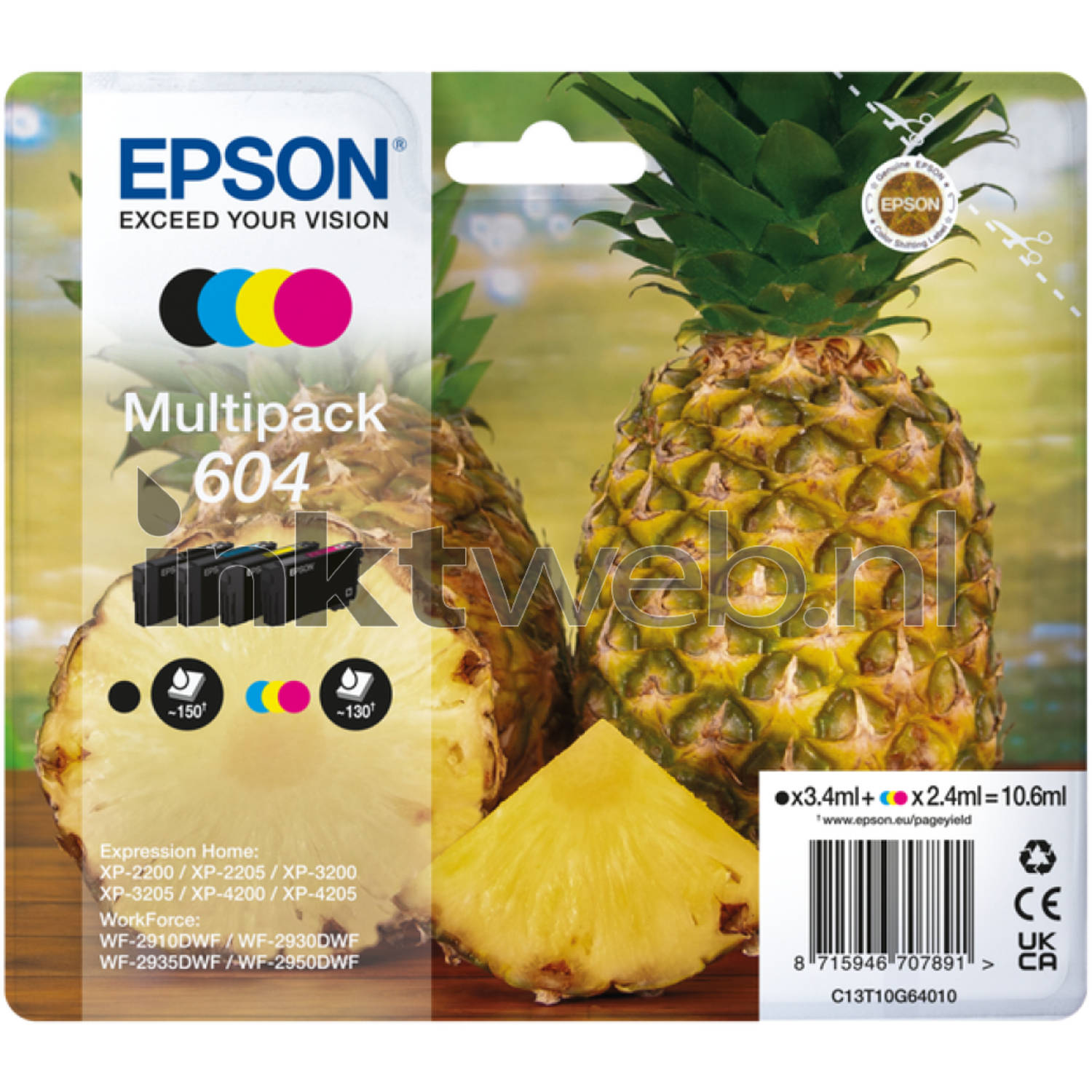 Epson 604, EasyMail Multipack (Ananas)