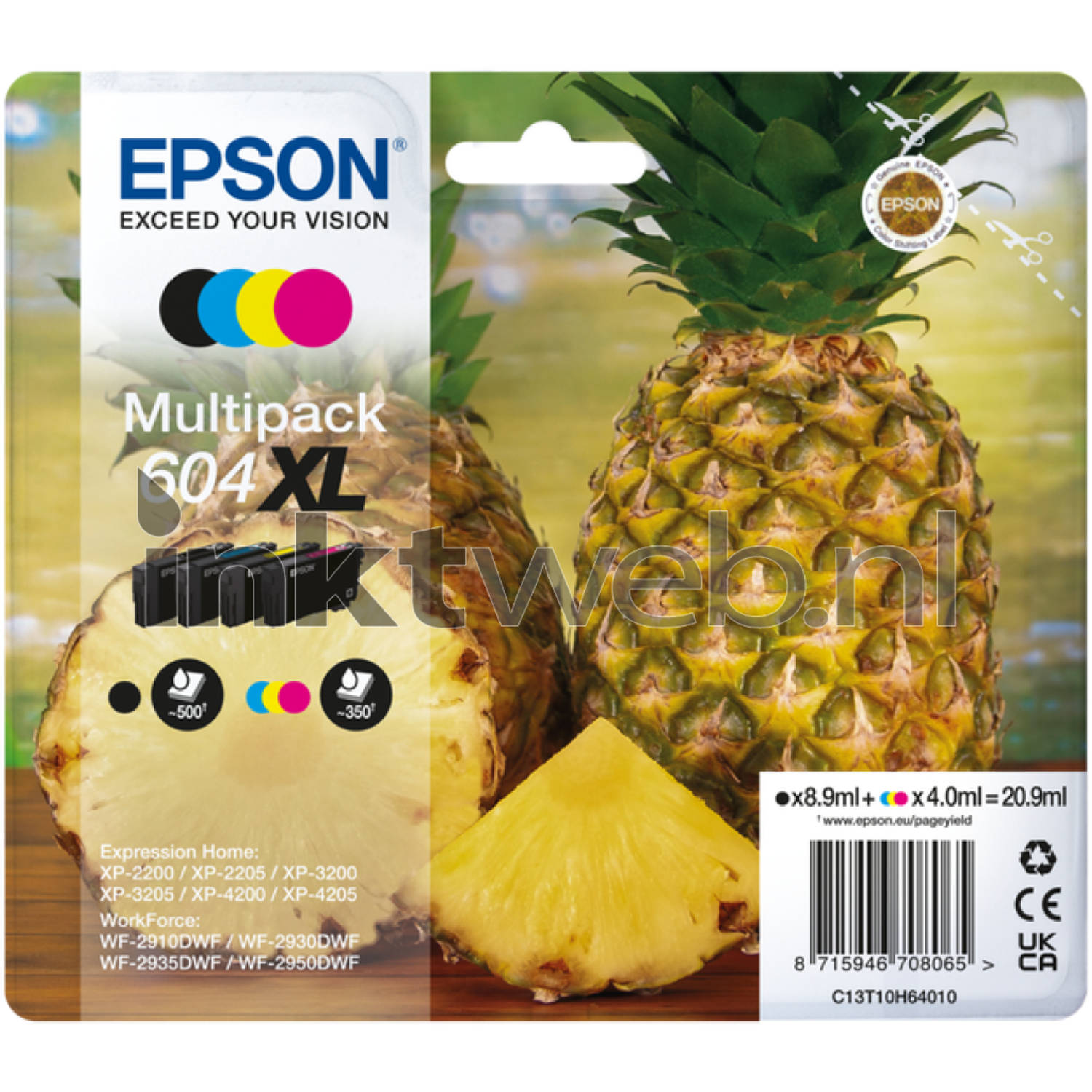 Epson 604XL, EasyMail Multipack (Ananas)