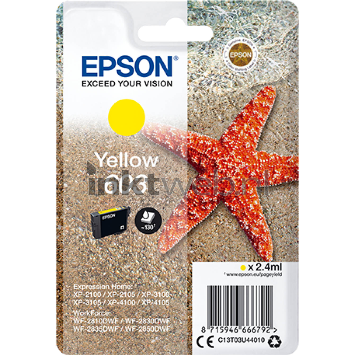 Epson 603 geel cartridge