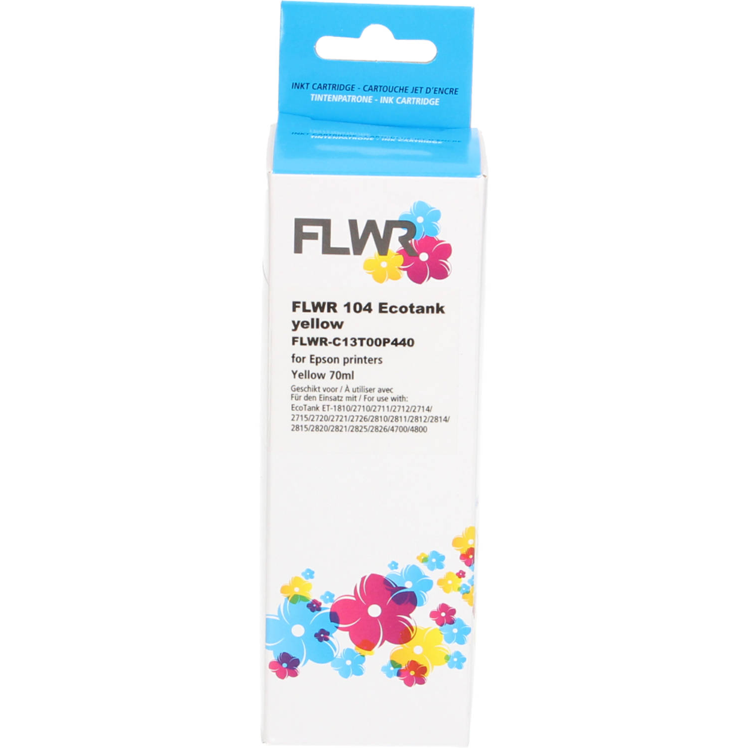 FLWR - Inktcartridge / 104 / Geel - Geschikt voor Epson