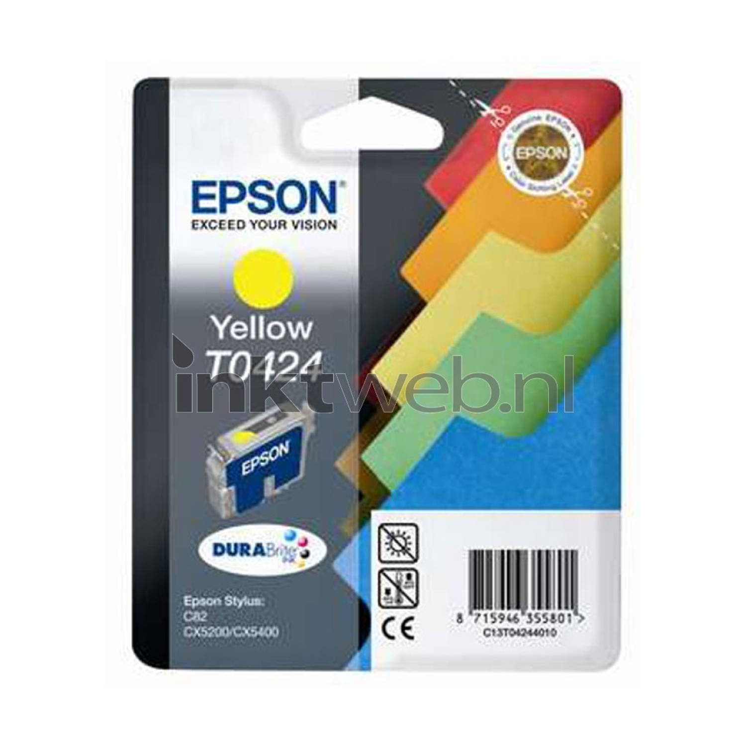 Epson T0424 geel cartridge