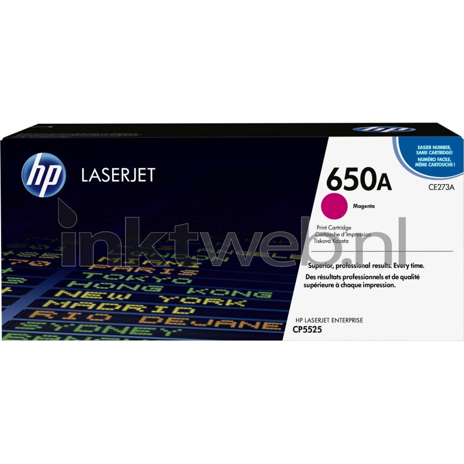 HP Color LaserJet CP5520 printing supplies 650A (CE273A)