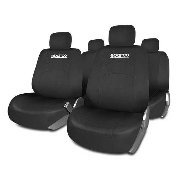 Autostoelhoezen set Sparco - Zwart