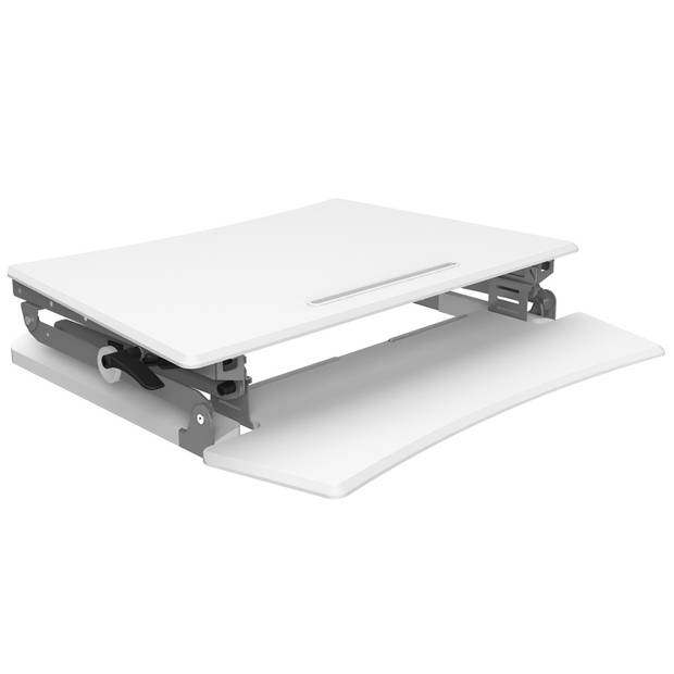 Zit-sta bureau module Extra Large - Verstelbare computertafel - Wit