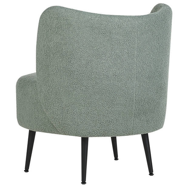 Beliani OTSBY - Fauteuil-Groen-Bouclé