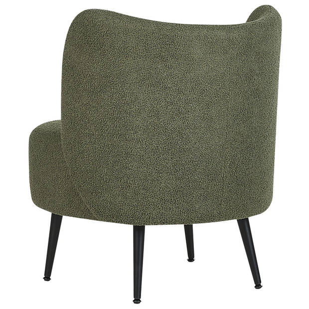 Beliani OTSBY - Fauteuil-Groen-Bouclé